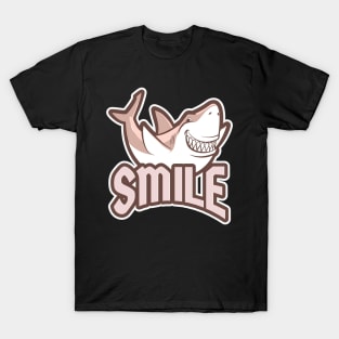 Smile Pink Shark T-Shirt